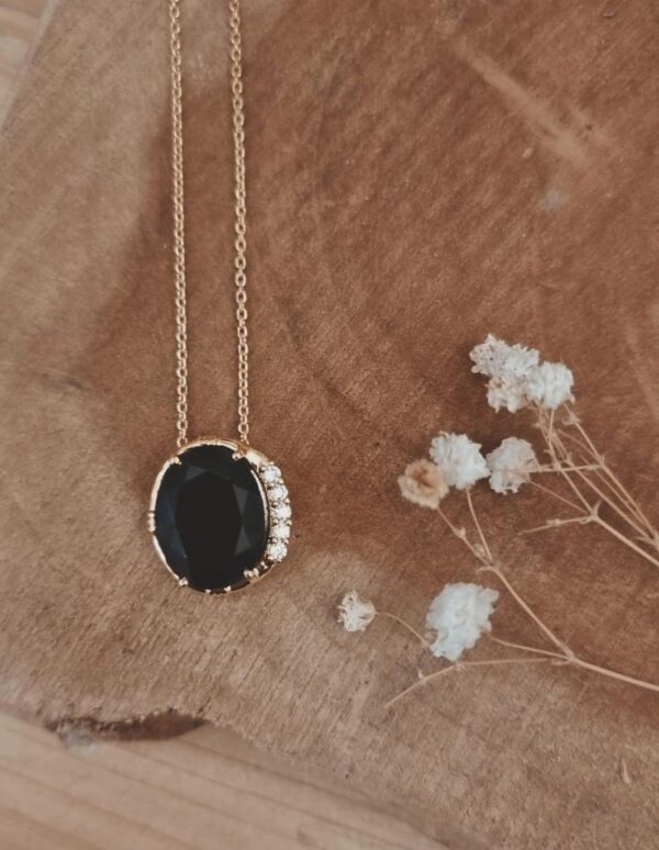 Collier Lune Noir